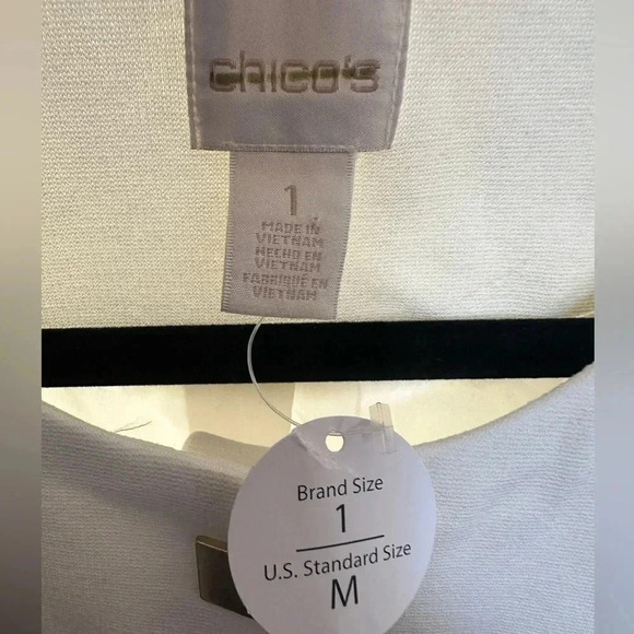 Chico’s color block statement jacket topper size 1 (M) NWT - Picture 9 of 14